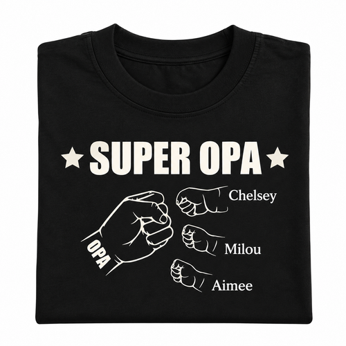 Super opa (of papa) met namen